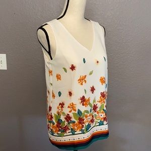 Ann Taylor floral tank top